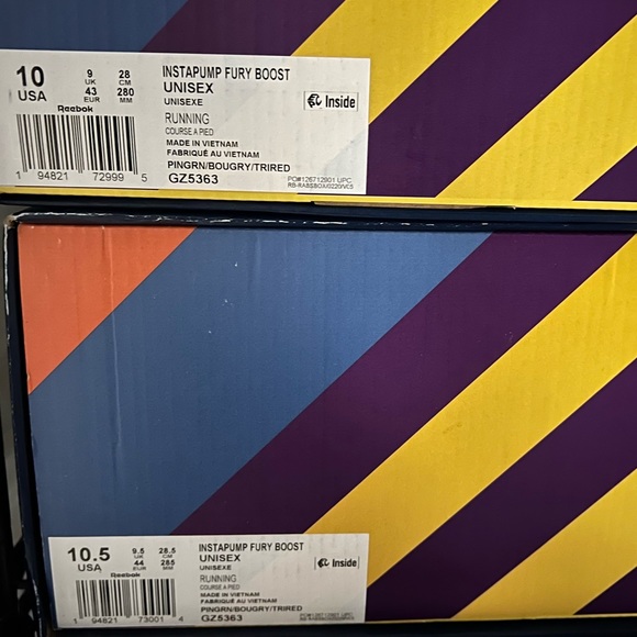 Reebok x adidas x BBC INSTAPUMP FURY BOOST GREEN Low Top Athletic Sneakers - Picture 13 of 15